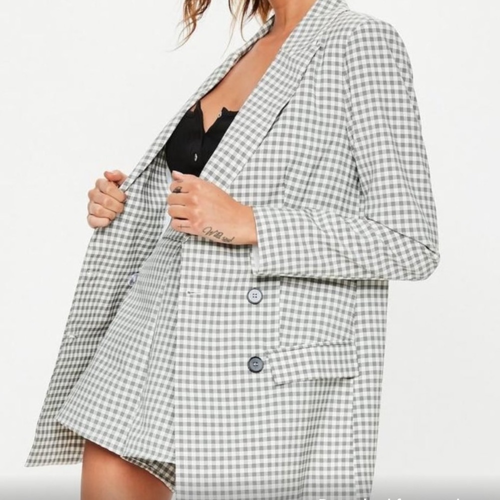Missguided co ord striped blazer